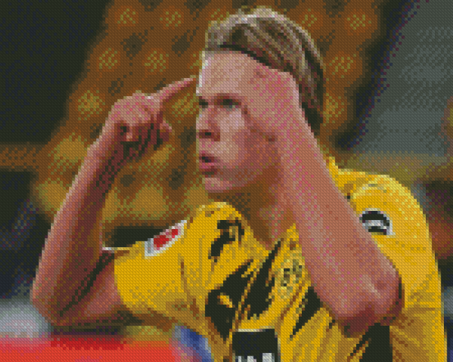 Erling Haaland Player Diamond Painting