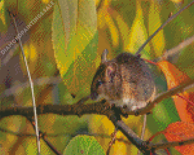 Field Mouse On A Branch Diamond Painting