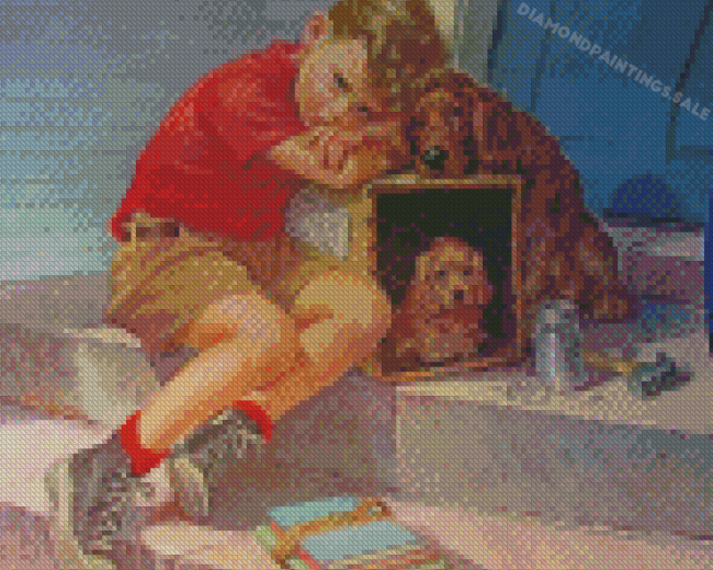 Frances Tipton Hunter Boy And Dogs Diamond Painting