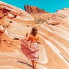 Girl In Valley Of Fire State Park Diamond Painting