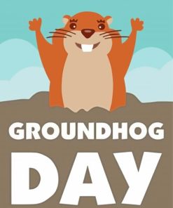 Groundhog Art Diamond Painting