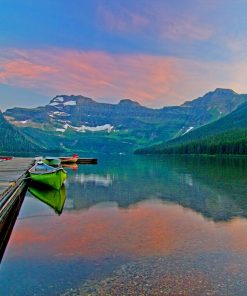 Cameron Lake Landscape Diamond Painting