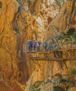 Caminito Del Rey Malaga Spain Diamond Painting