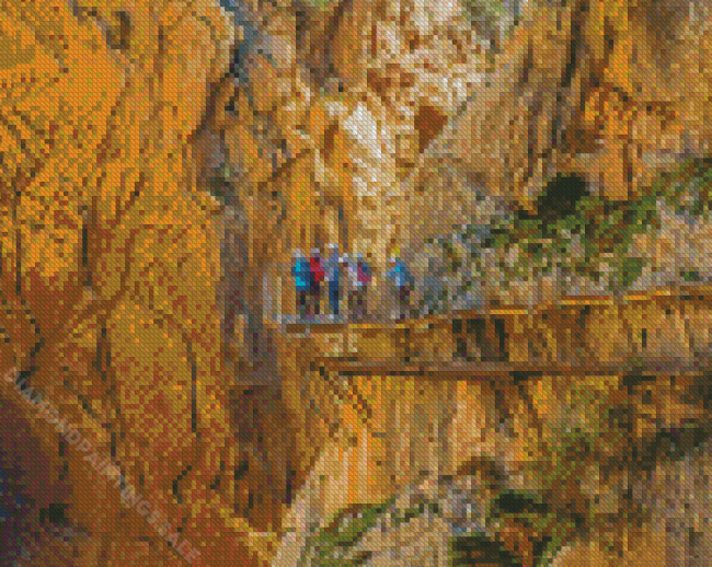 Caminito Del Rey Malaga Spain Diamond Painting