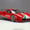 Red Ferrari 488 GT3 Car Diamond Painting