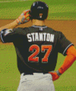 Baseball Player Giancarlo Stanton Diamond Painting