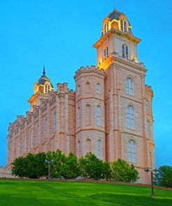 Manti Temple Building Diamond Painting