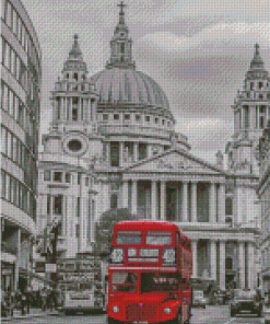 Monochrome St Paul's Cathedral Diamond Painting