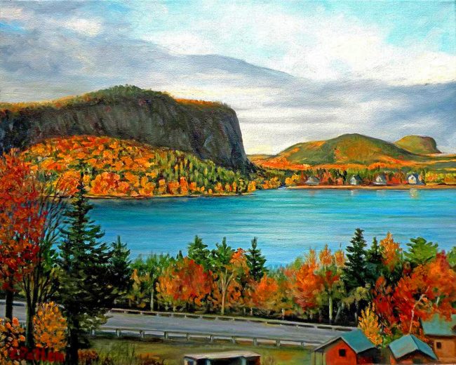 Moosehead Lake Landscape Diamond Painting