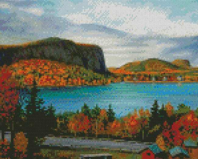 Moosehead Lake Landscape Diamond Painting