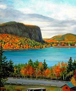 Moosehead Lake Landscape Diamond Painting