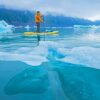 Paddleboarding In The Ice Diamond Painting