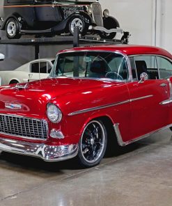 Red 55 Chevy Car Diamond Painting