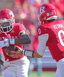 Scarlet Knights Football Players Diamond Painting