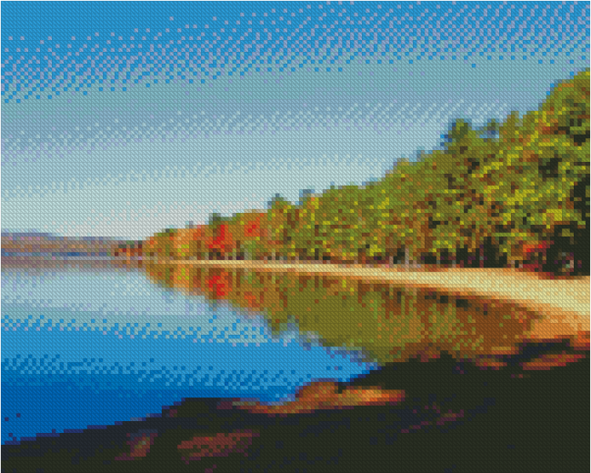 Sebago Lake State Park Maine - Diamond Painting