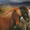 Three Icelandic Horse Diamond Painting