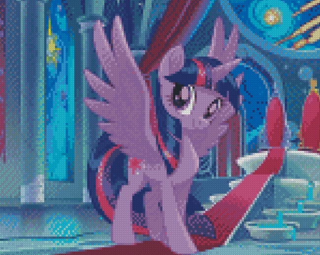 Fictional Character Twilight Sparkle Diamond Painting