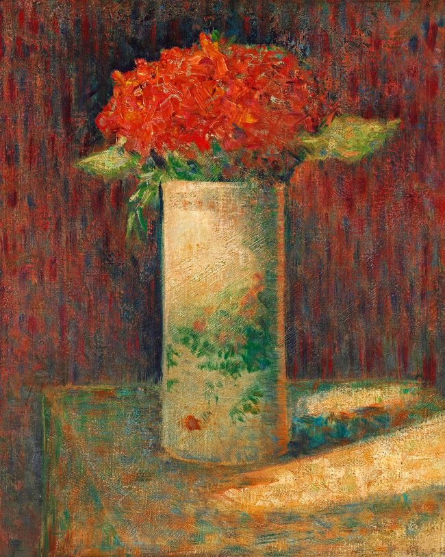 Vase Of Flowers By Georges Seurat Diamond Painting