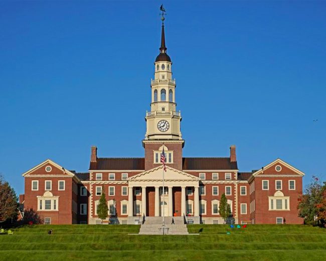 Colby College USA Buildings Diamond Painting