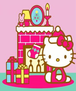 Hello Kitty Christmas Gifts Diamond Painting