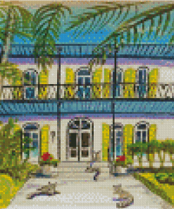 Hemingway House Key West Art Diamond Painting