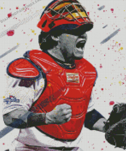 Yadier Molina Art Diamond Painting