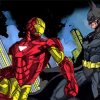 Iron Man And Batman Art Diamond Painting