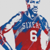 Basketball Player Julius Erving Diamond Painting