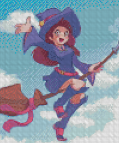 Little Witch Academia Character Art Diamond Painting