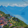 Lugano City In Switzerland Diamond Painting