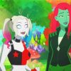 Marvel Harley Quinn And Poison Ivy Diamond Painting