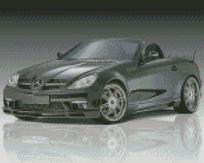 Aesthetic Mercedes Benz SL Diamond Painting