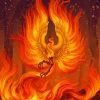 Mythological Firebird Diamond Painting