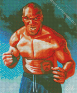 Mike Tyson Boxer Diamond Painting