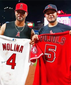 Molina And Pujols Cardinals Diamond Painting