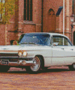 Monochrome Cadillac 1959 Diamond Painting