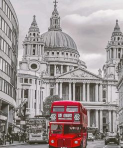 Monochrome St Paul's Cathedral Diamond Painting