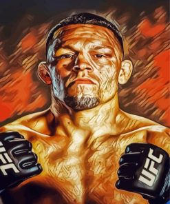 Nate Diaz Diamond Painting