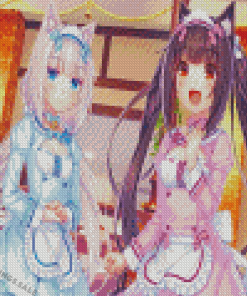 Nekopara Characters Diamond Painting