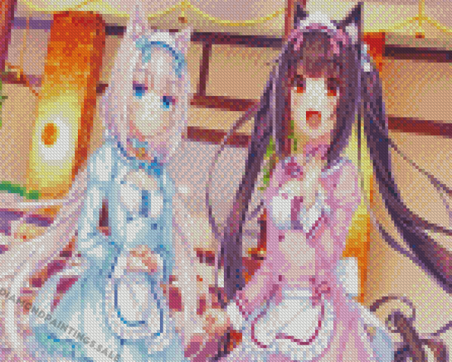 Nekopara Characters Diamond Painting