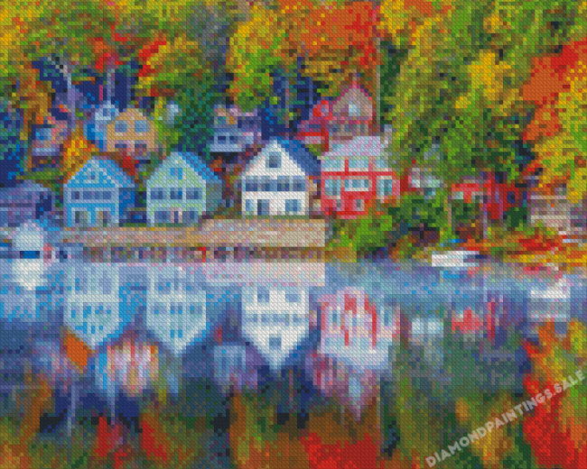 New Hampshire Buildings Diamond Painting