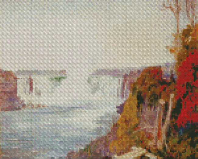 Niagara Falls Marianne North Diamond Painting