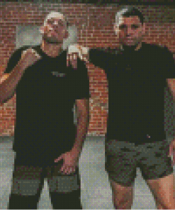 Nick And Nate Diaz Brothers Diamond Painting