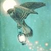 Nighthawk Holding Lantern Diamond Painting