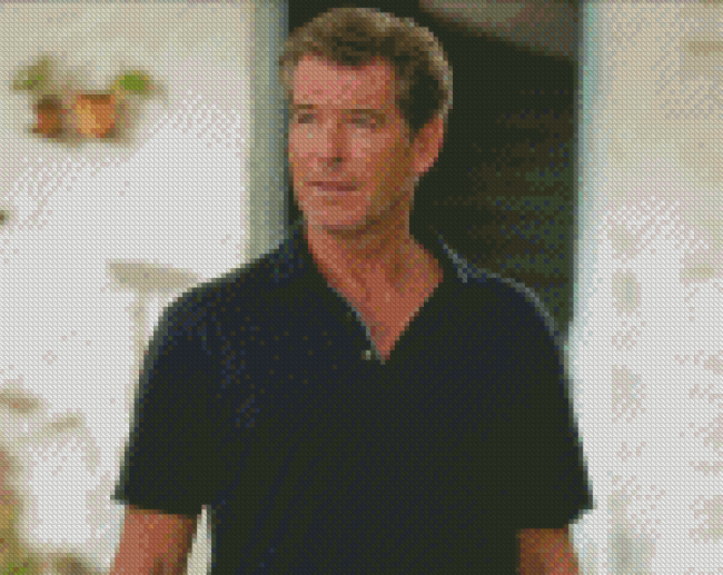 Pierce Brosnan Diamond Painting