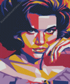 Pop Art Jane Fonda Diamond Painting