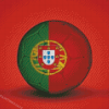 Portugal Soccer Ball Diamond Painting