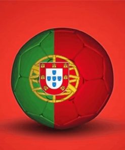 Portugal Soccer Ball Diamond Painting