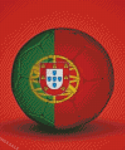 Portugal Soccer Ball Diamond Painting