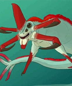 Reaper Leviathan Subnautica Creature Diamond Painting